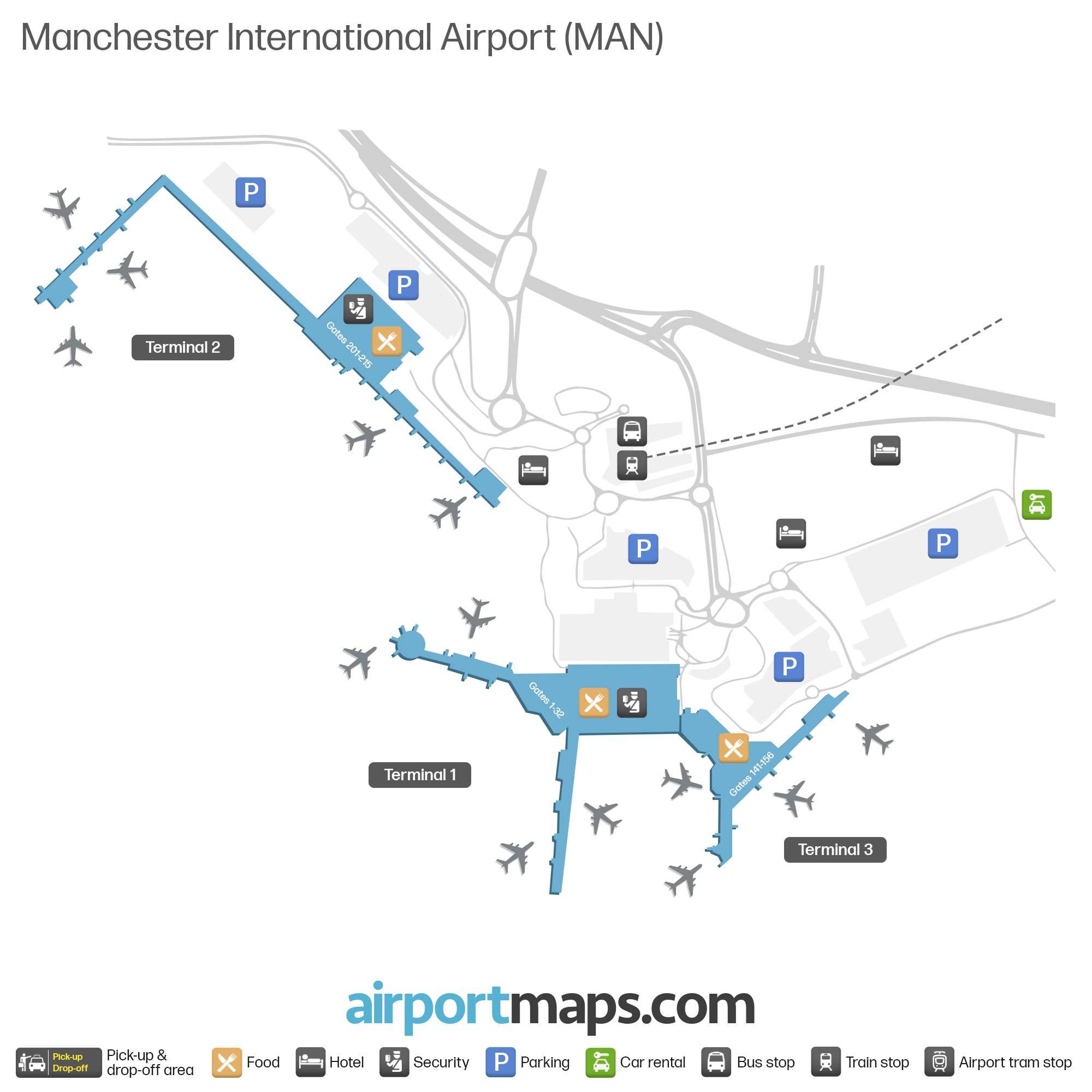 Where can I find a good man airport map? Get the latest version for easy travel here!