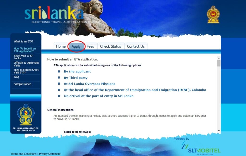 How to apply for e-visa Sri Lanka step by step guide for easy travel