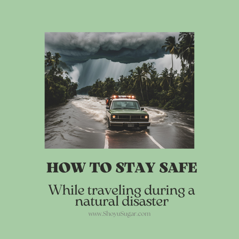 How to stay safe during a natural disaster while traveling: Easy steps for tourists in crisis.