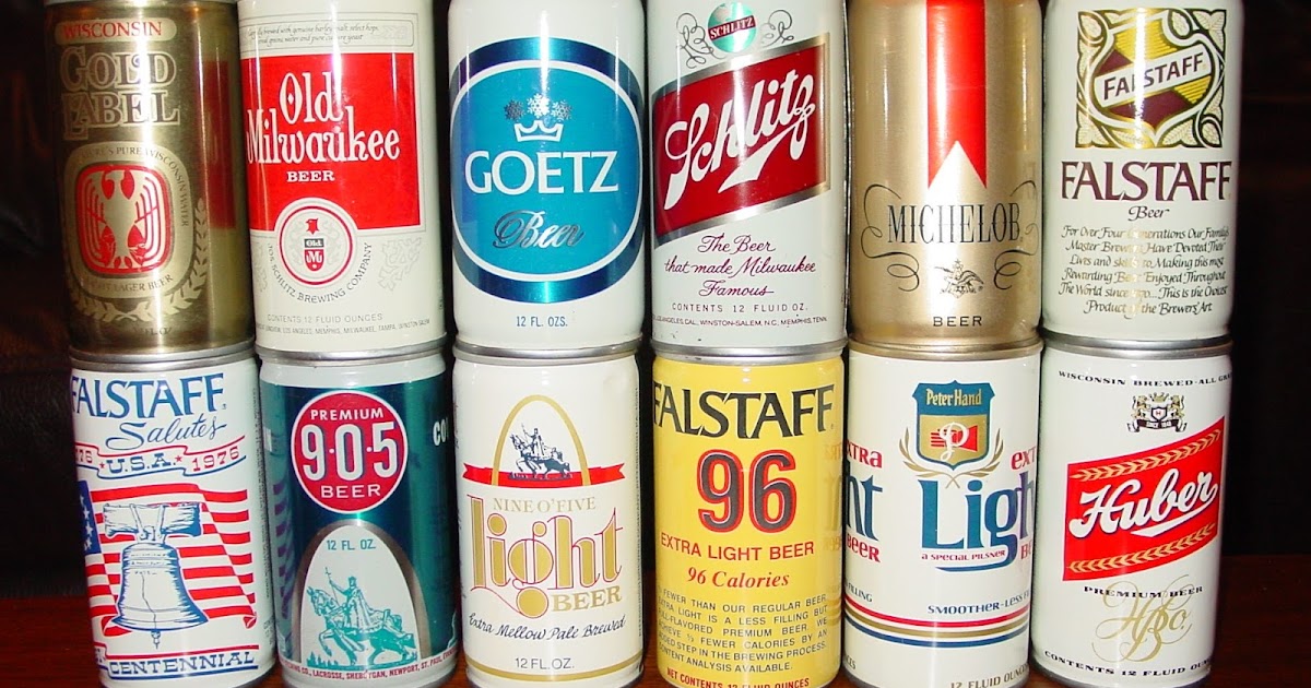 Top Beer Brands from the 70s Cans What People Loved Best