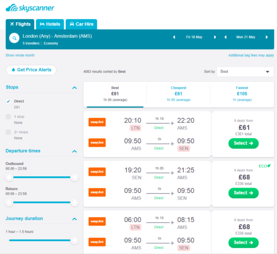 Tools for Booking Hard to Reach Flights Using Comparison Websites Now.