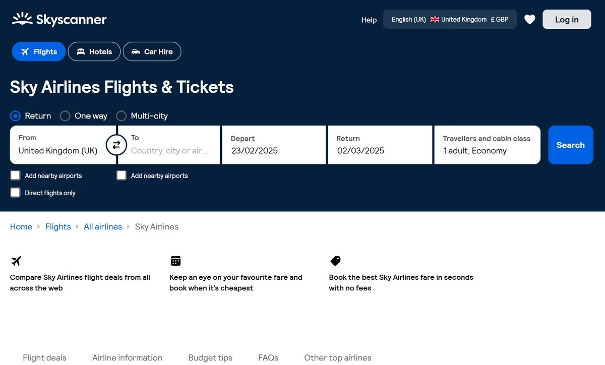 Tools for Booking Hard to Reach Flights Using Comparison Websites Now.