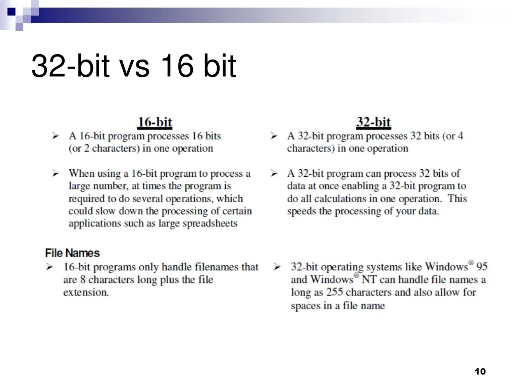 Understand 16 vs 32 Bit Performance Differences in Simple Terms