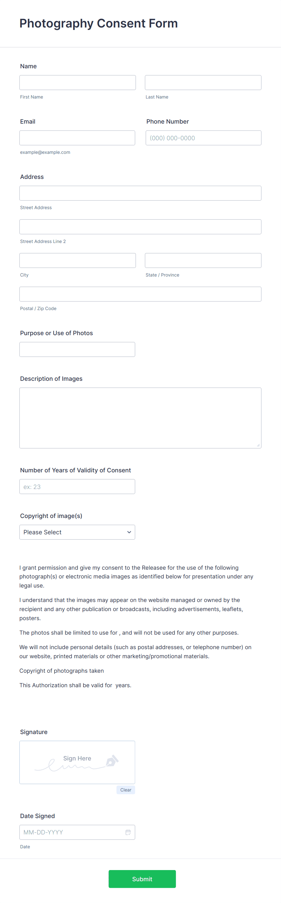 What is a photo consent form? Simple guide with key legal facts!